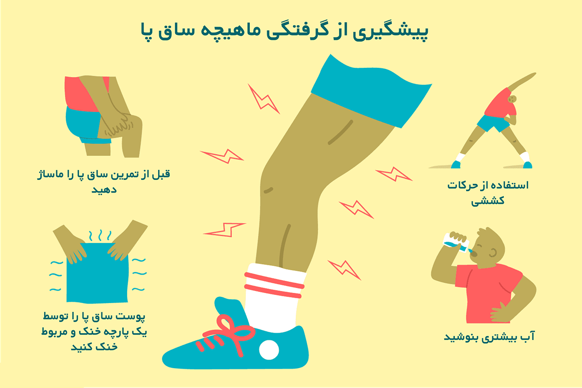 پیشگیری از گرفتگی ماهیچه ساق پا