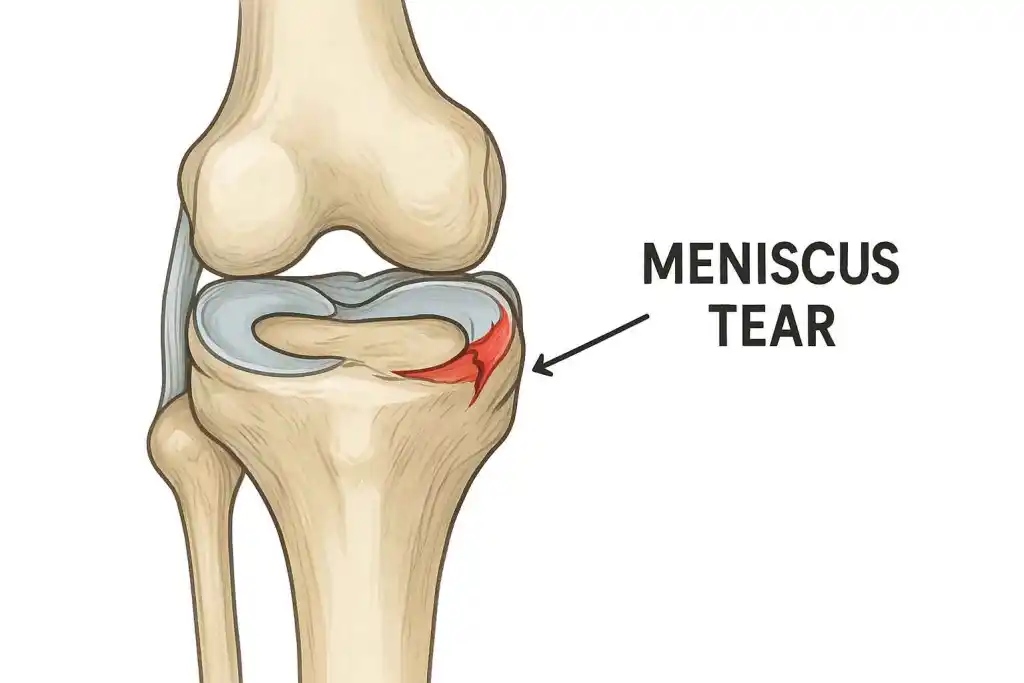 پارگی مینیسک زانو
